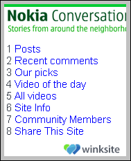 Nokia Conversations in WinkSite