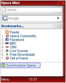 Opera Link - Synchronize Opera Mini