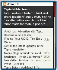 Taptu Mobile Search Blog