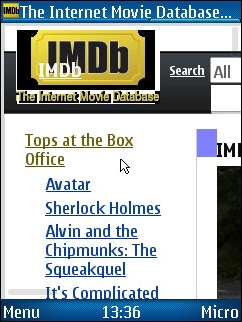 UCWEB 7 - IMDb Zoomed In 