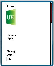 UDR Mobile Apartment Finder