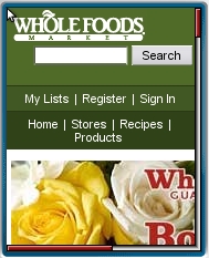 Whole Foods Mobile 