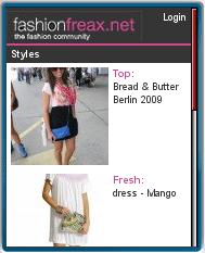 fashionfreax Mobile Website