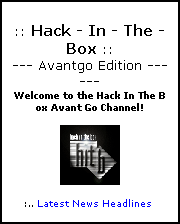  Hack in the Box Home page