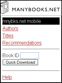  Manybooks Home Page