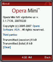  Opera Mini 3.1 screen 