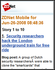 ZDNet Homepage