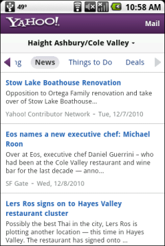 Yahoo Local Beta - Headlines