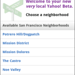 Yahoo Local Beta - Select Neighborhood