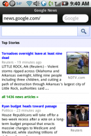 Google News for Opera Mini