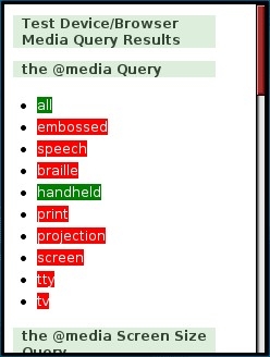 Media Query Test