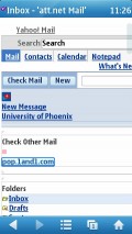 UC 7.7 Symbian - Yahoo Mail in Fit To Width mode