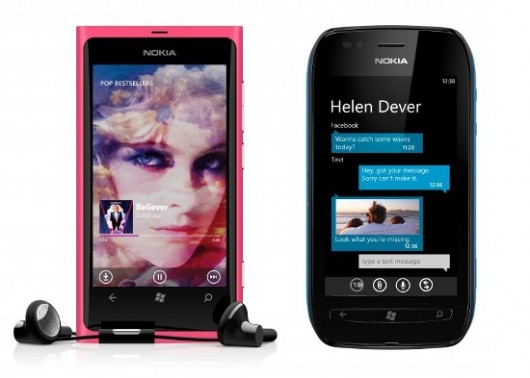 Nokia Lumia 800 and Nokia 710