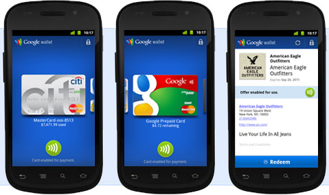Nexus S and Google Wallet - Image: Google