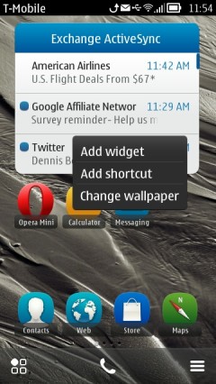 Nokia Belle - Add to Home screen