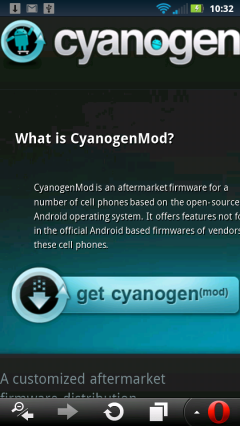 Opera Mini 7.0 Android - CyanogenMod.com