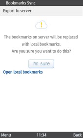 UC Browser 8.2 Java Bookmarks On Server Will Be Replaced