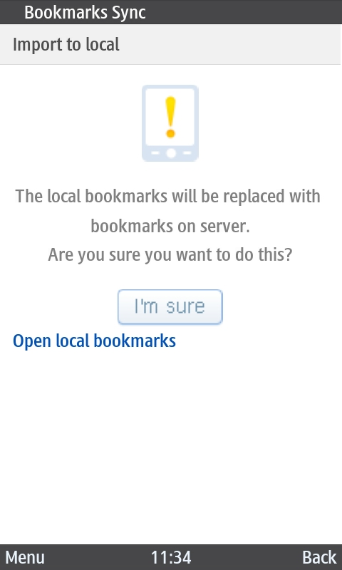 UC Browser 8.2 Java Local Bookmarks Will Be Replaced