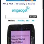 Engadget - Ugly new mobile view in Opera Mini