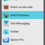 Switch Browser Option in Android Share Menu