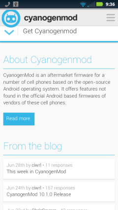 Cyanogenmod Homepage