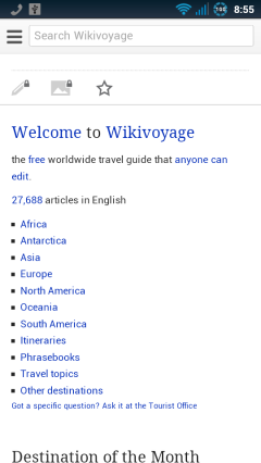 Wikivoyage Homepage