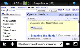Add feed to Google Reader 