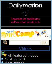 Dailymotion Mobile Site