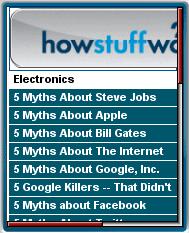 How Stuff Works Mobile Web Site 