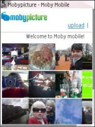 Mobypicture Mobile Website