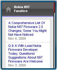 N97 Fanatics Mobile Site 