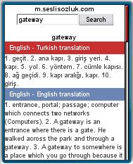 Sesli Sozulk Mobile Turkish - English Dictionary