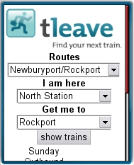 TLeave - Boston MBTA 