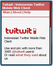 TuiTwit Mobile Web Twitter Client 