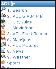  AOL Home Page 