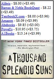 BestBookBuys Mobile - Book detail page