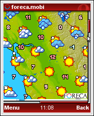 Forceca Weather Map