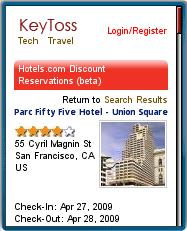 KeyToss Hotel Listing