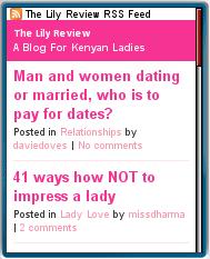 The Lily Review Mobile