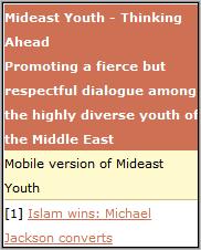 Mideast Youth Homepage