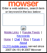  Mowser Homepage