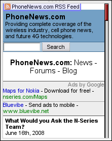 PhoneNews Home Page