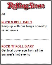 RollingStone Mobile homepage