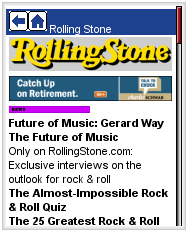  Rolling Stone on Avantgo