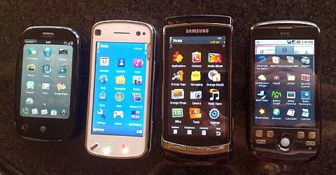 Palm Pre, N97, Samsung i8910, HTC Ion