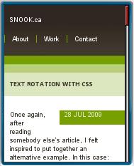 SNOOK.ca Mobile View 