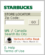  Starbucks Locater