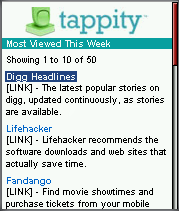  Tappity - Most viewed