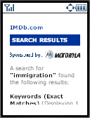   IMDb result  