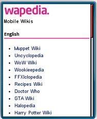 Wikizap Mobile Wiki Directory 